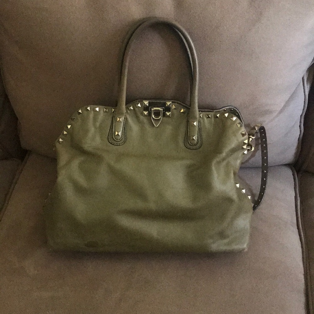 Valentino Rockstud Dome Satchel